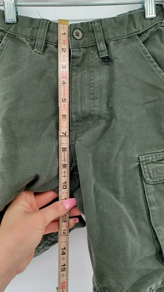 Boy Scout Pants Uniform Convertible Short Zip Ankle 8 youth Olive green - Image 4 of 4