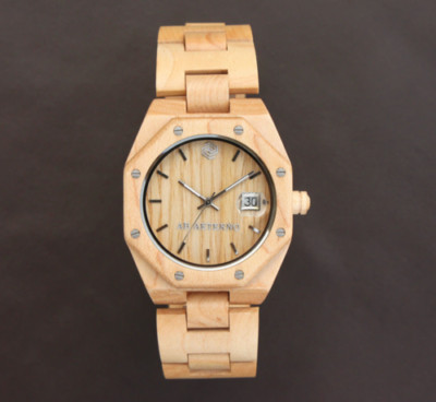 NEW AB AETERNO MAPLE WOOD,100% TOXIC FREE BRACELET ITALY WATCH