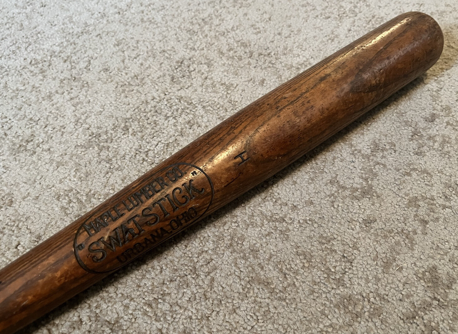 Rare Vtg 20s 30s Maple Lumber Co Urbana Ohio Swatstick Model H Baseball Bat 33” eBay