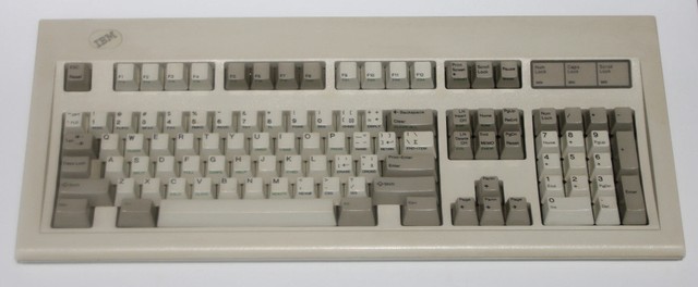 IBM Model M 101 Keyboard 1391401 16DEC1987 CLICKEY BUCKLING SPRING PS2 W CABLE