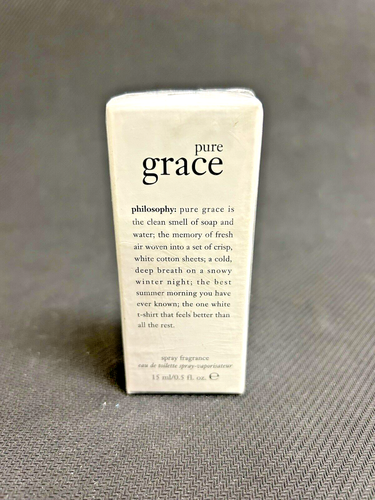 Philosophy - Pure Grace Eau de Toilette Spray 0.5 oz NEW FACTORY SEALED Perfume