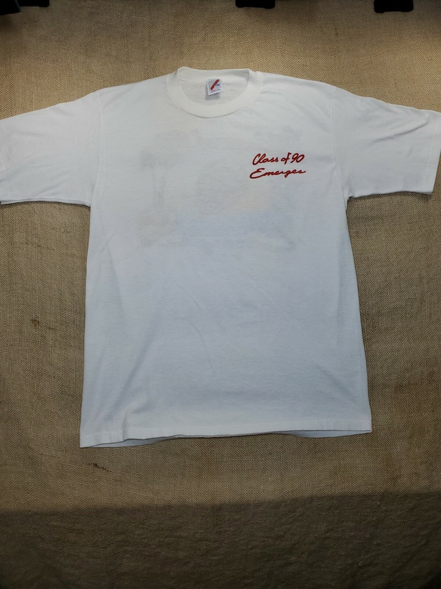 【deres】first class T shirt white Old Guys Rule Land of the Free Proud American T-Shirt White