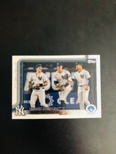 2025 Topps Series 1 Yankees Checklist Aaron Judge, Juan Soto, Alex Verdugo #184