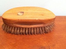 Vintage Wooden Shoe Shine Brush