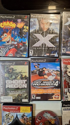 PS2 Game+Case 9 pc LOT - X-men, Crash, Ghost, Tekken 4, NBA 2K3 and More Titles - Picture 5 of 8