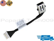 Genuine DC IN power jack cable charging port For Dell 450.0SF0A.0031 00R2W9