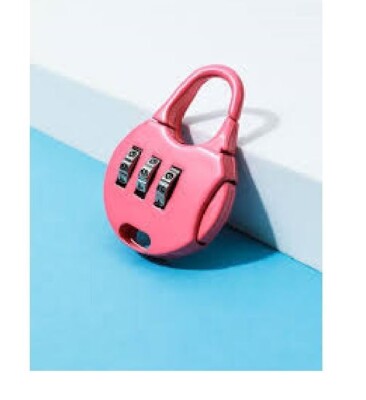 Luggage Padlocks Pink Suitcase Travel Padlock 2x Take A Trip UK