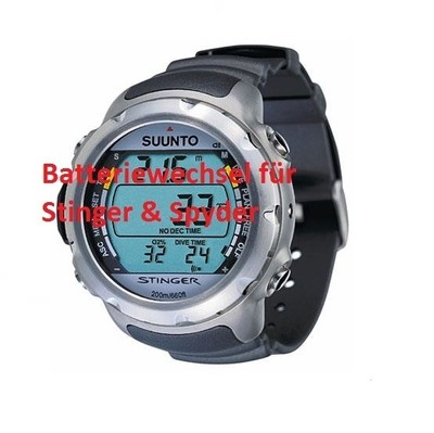 Batteriewechsel vom Profi für Suunto Stinger Spyder vom Fachhandel !!!
