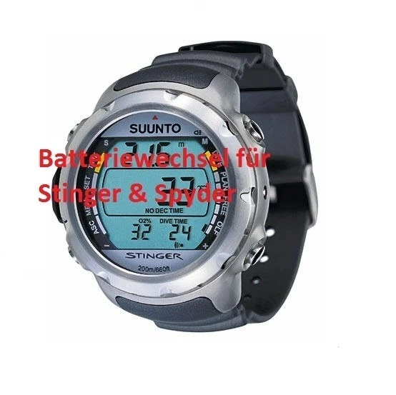 Batteriewechsel vom Profi für Suunto Stinger Spyder vom Fachhandel !!!