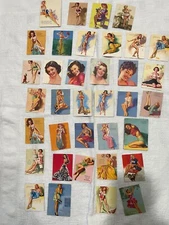 36 Earl Moran pin-up cards.  Great vintage condition. Please read description.