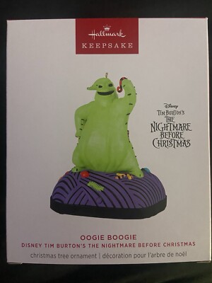 2024 Hallmark Ornament: Mr. Oogie Boogie, Nightmare Before Christ. Sound/Motion