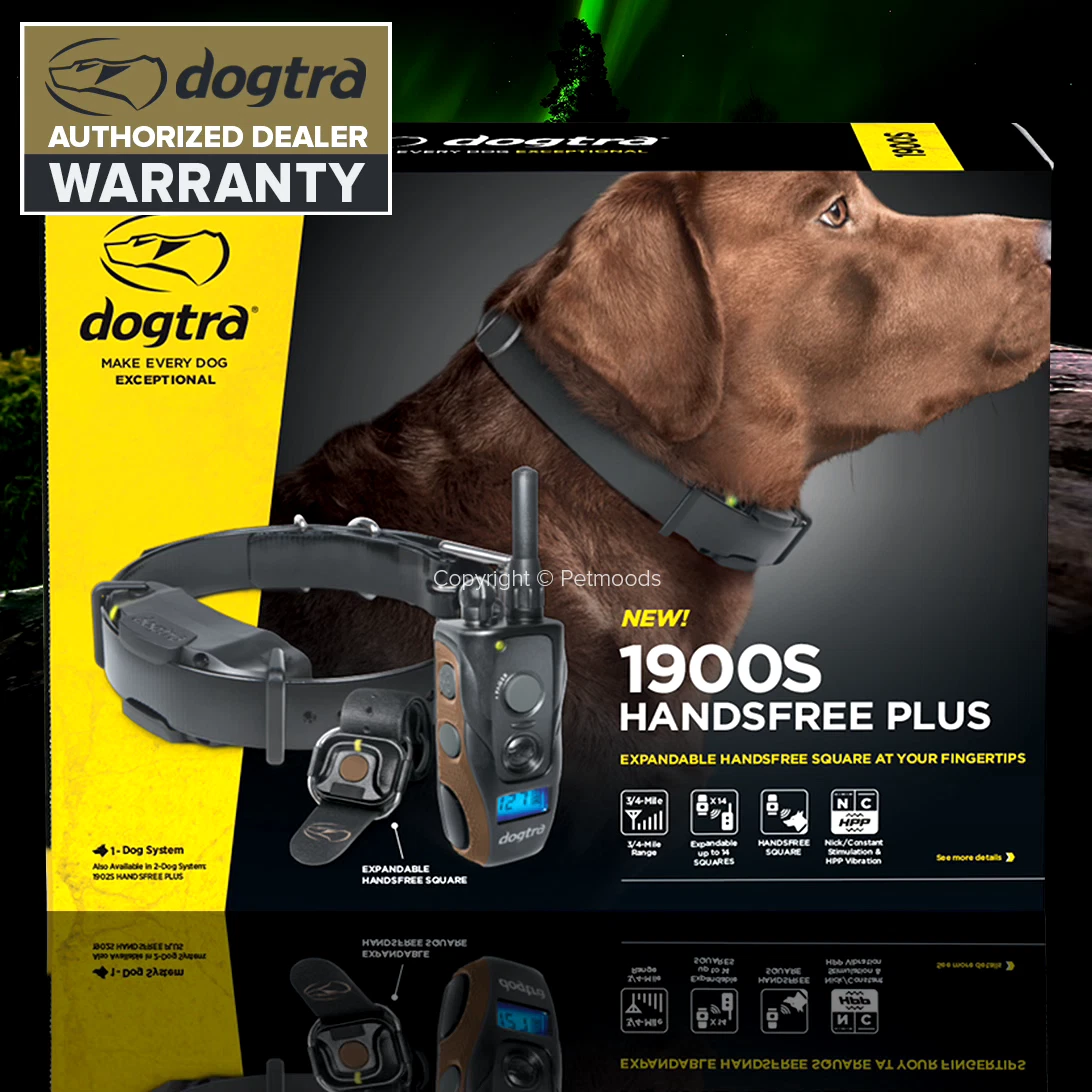 Dogtra 1900S HANDSFREE PLUS Remote Dog Trainer Collar 3 4 Mile with Boost Lock