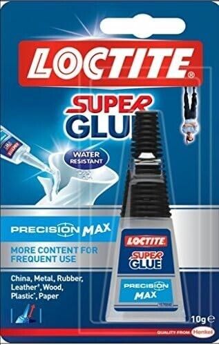 LOCTITE SuperGlue Precision Max Extra Long Nozzle Universal Instant Adhesive 10g - Picture 1 of 5