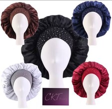 Hair Cover Sparkly Bonnet Satin Sleep Cap