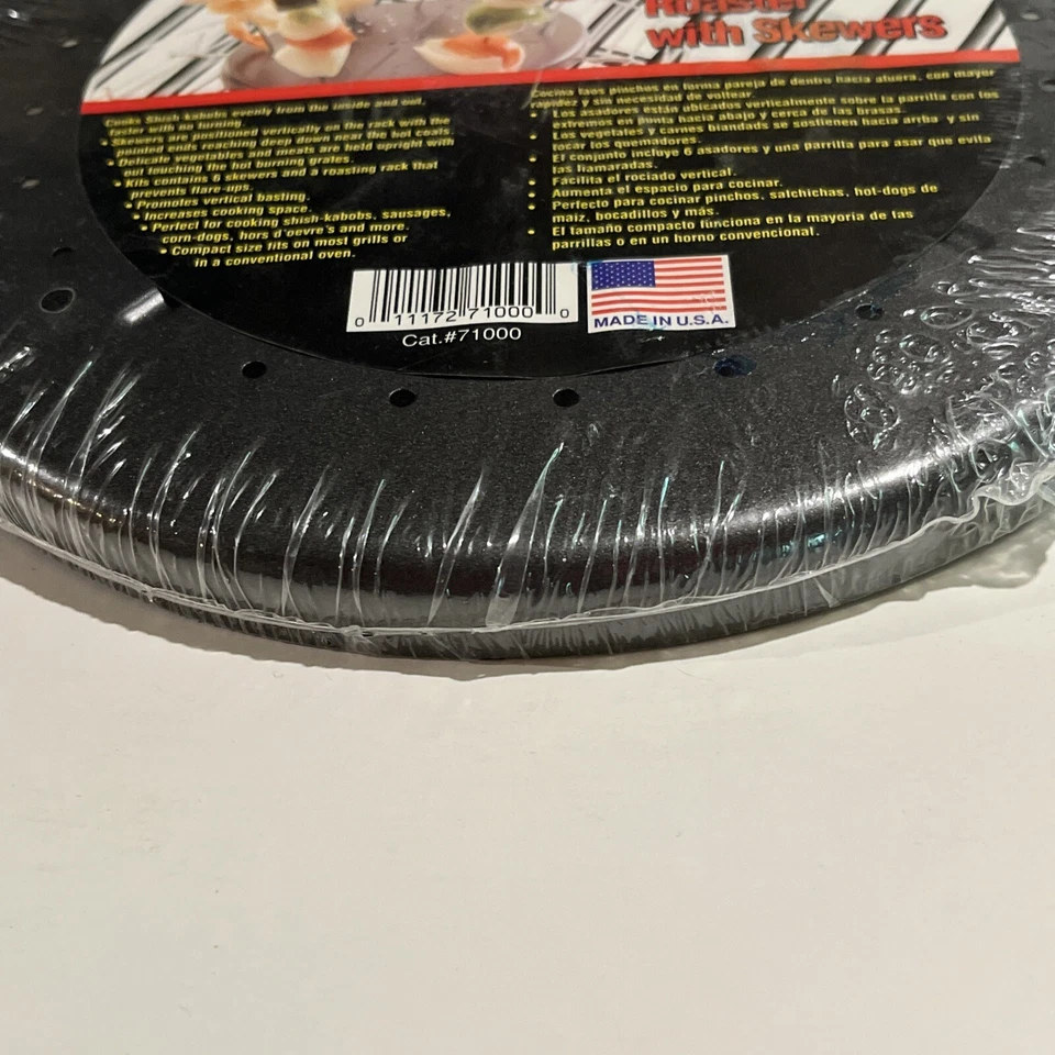 Utensilios de cocina para barbacoa Nordic Ware tostador vertical Shush-Kabob con pinchos hecho en EE. UU. Foto 4 de 4