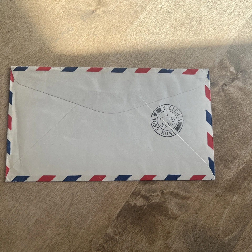 1937 First Flight Honolulu to Hong Kong Airmail Cover - Image 4 of 4