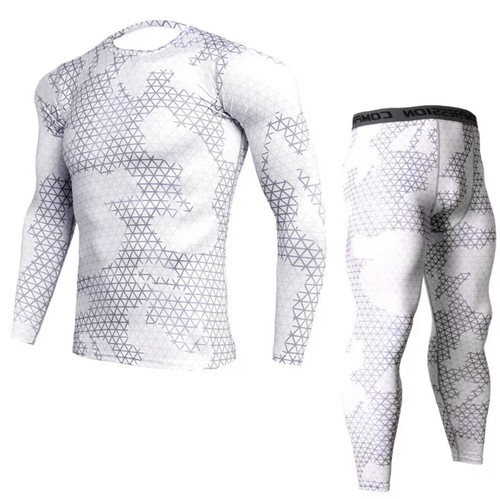 Two Piece Compression Gym Fitness Training Suit - Picture 4 of 5