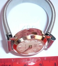 LADIES RINO ELASTICATED WRIST WATCH 15 RUBIS WINDS RUNS STOPS SOMETIMES TLC