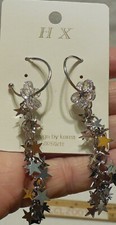 New Women Stars Flower design by korea Shiny Drop Dangle Earrings