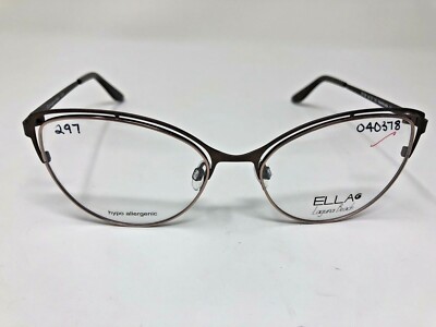 Ella Laguna Beach Eyeglasses Frame 701136 35 Brown Bronze 53-17-135 Metal KL82