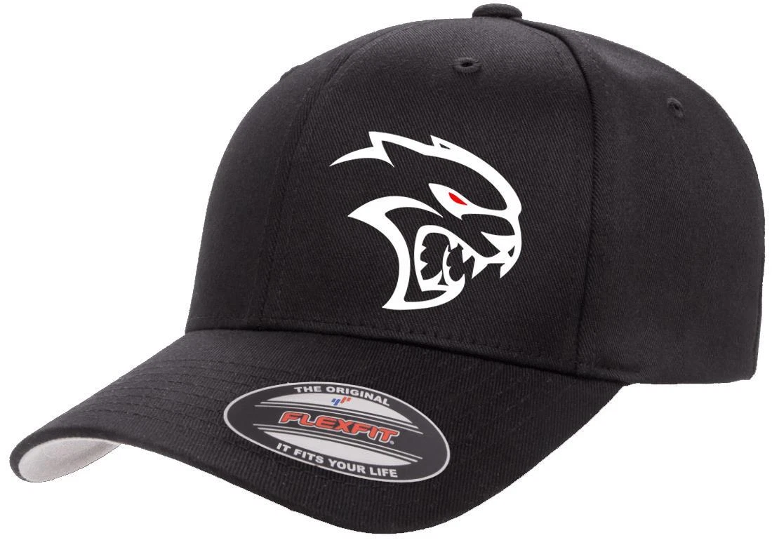 SRT Hellcat Redeye Challenger Charger Side Panel Flexfit 6277 Baseball Hat Cap