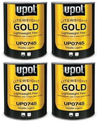 U-POL 745 Lightweight Gold Auto Body Filler (4 Gal)