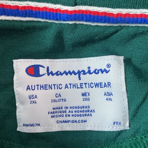 Champion Women’s Green Powerblend Fleece Pullover Hoodie Size 2XL - Picture 4 of 5