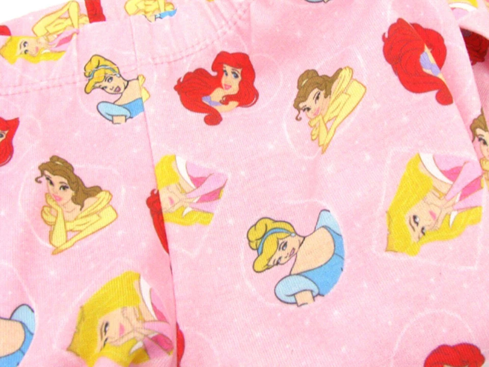 Leggings Rosa Princesa Disney Niña Aurora, Bella, Ariel, Cenicienta NUEVO Foto 2 de 2