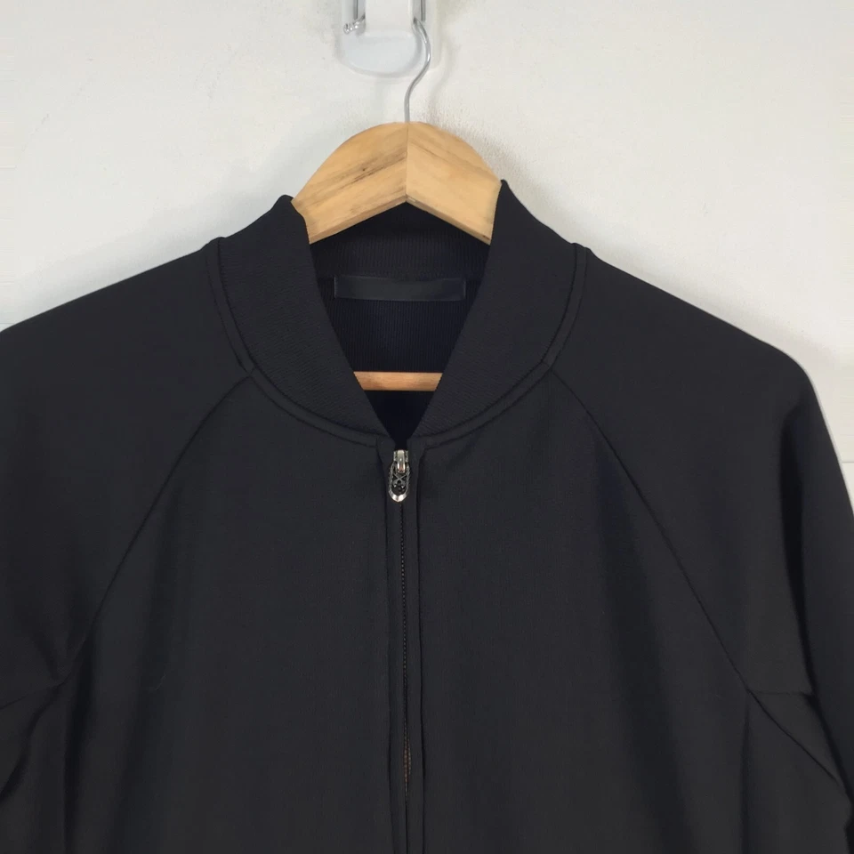 Roarguns Japón Mujer Bomber Chaqueta Talla 3 Aus 12 Negro Cremallera Manga Larga 081317 Foto 2 de 4