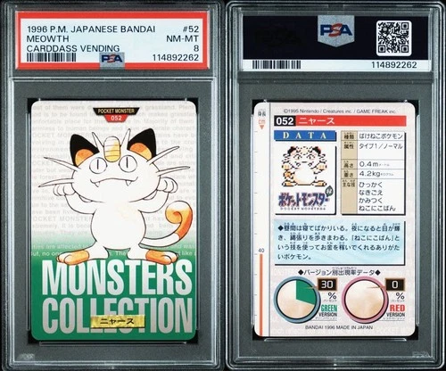 Meowth PSA 8