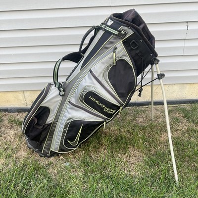 ナイキ Xtreme スタンドバッグ キャディバッグ Nike Xtreme Sport Stand Carry Golf Club Bag 8-Way Black Dual