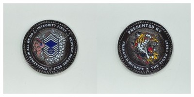 Francis H. Mitokpe ''The Tiger Chief'' Challenge Coin 2#1