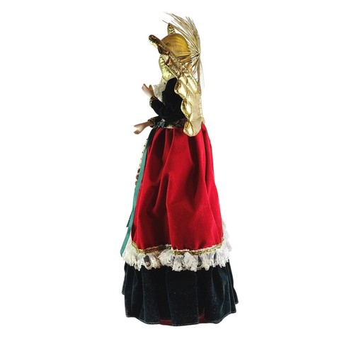 Muñeca de porcelana Angel Tree Top Brinns vintage 1993 auténtica edición coleccionable - Imagen 6 de 14