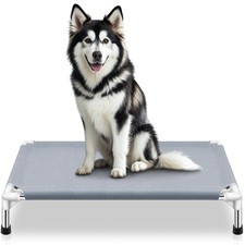 Outdoor Elevated Dog Bed, Dog Cots Beds for Large Dogs, Portable Cooling Rais...