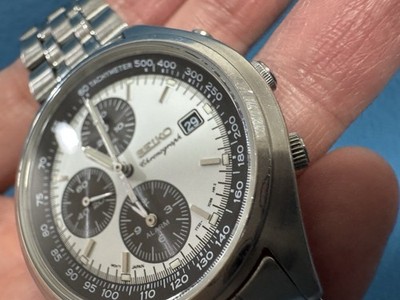 Seiko 7T32 7C60 Quartz Chronograph Alarm Men's Watch | eBay