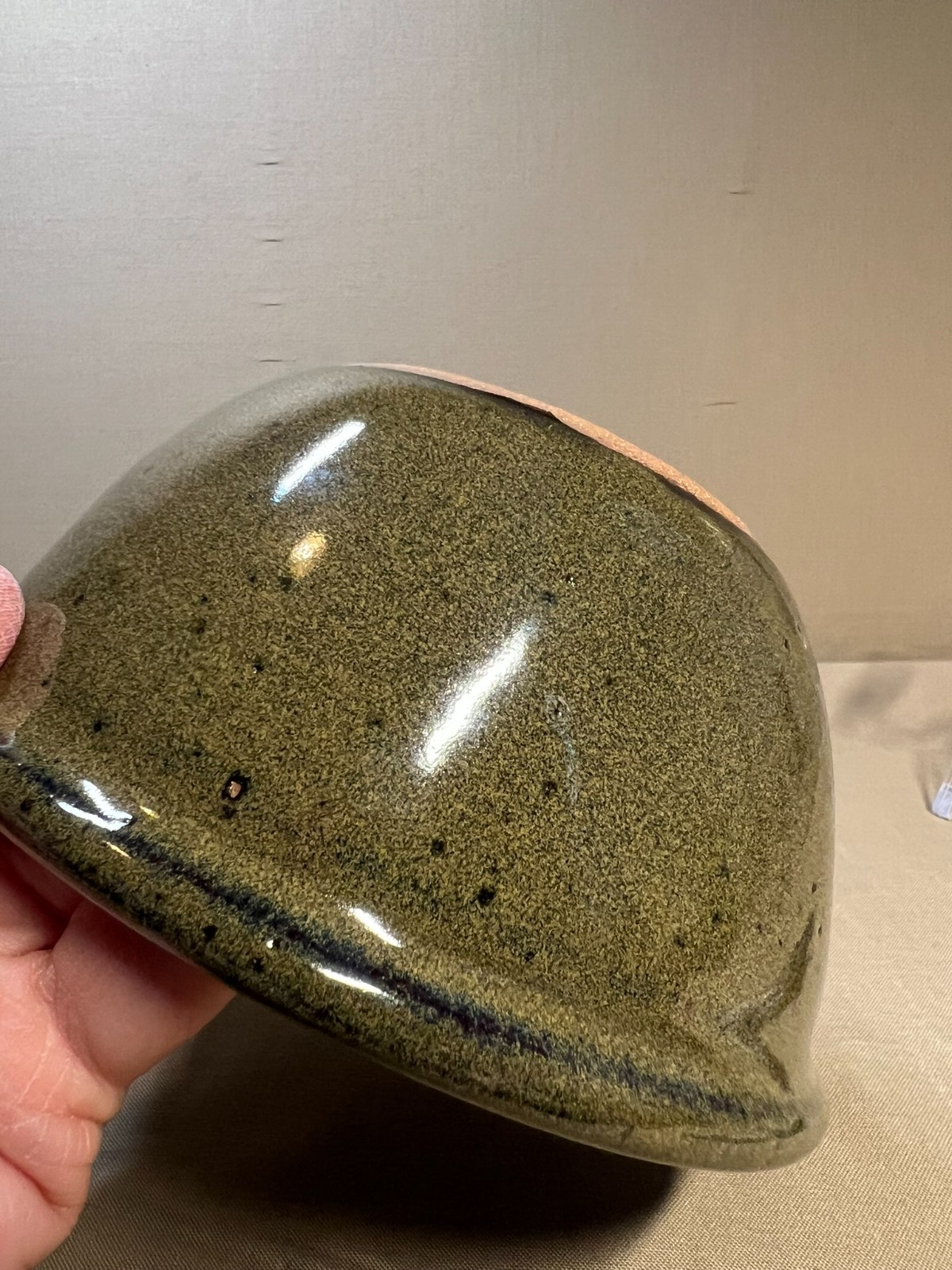 Jugtown Ware-North Carolina Southern Pottery 6" Cereal/Ice Cream Bowl P. Owens