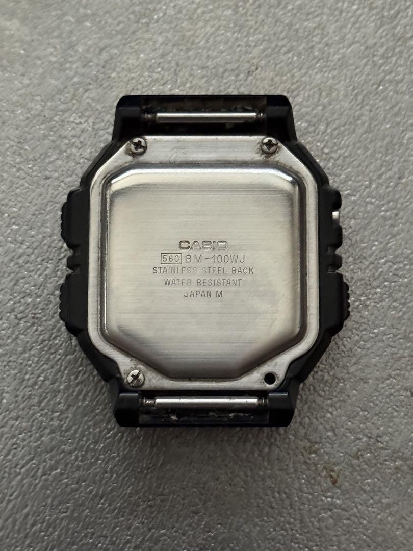 CASIO BM-100WJ DIGITAL BAROMETER ヴィンテージ Vintage Casio Digital Watch Barometer Bm-100wj 560 Altimeter