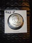 1962 D Franklin Silver Half Dollar