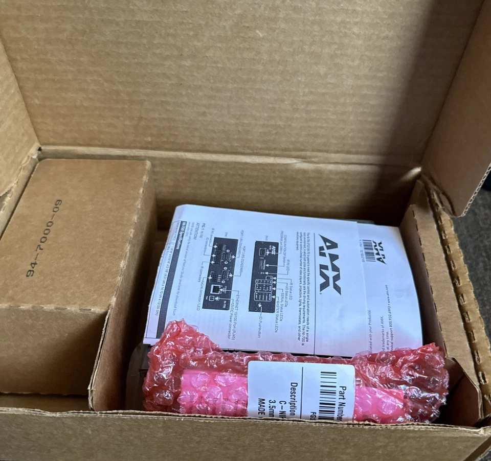 NEW AMX NI-700 Netlinx Integrated Controller & FG10-000-11 Emitter w/phoenix con - Image 3 of 4