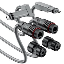 Starlink Ethernet Adapter V2 2 Pack Waterproof Star Link Cable SPX to RJ45 ...