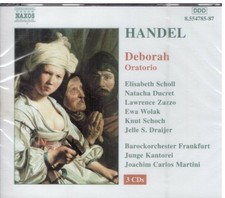 Handel - Deborah / Joachim Carlos Martini, Barockorchester Frankfurt - CD