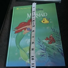 Walt Disney THE LITTLE MERMAID golden book hardcover 8