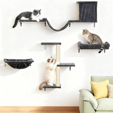 Heavy Duty Cat Wall Shelves for Indoor Cats Large Adult, 17'' Large Hammock and