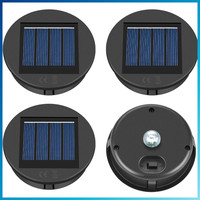 Solarlampen Ersatzteile 4 StüCk 8Cm Wasserdicht Led Warmweiß FüR Garten