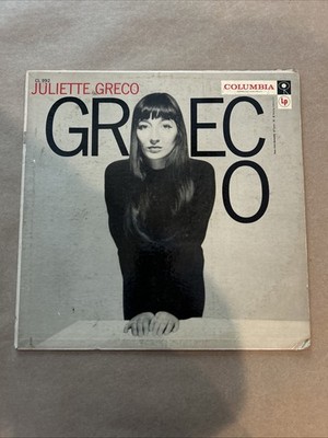 Juliette Greco Vinyl LP COLUMBIA CL 992 LP