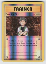 Brock's Grit 74/108 Reverse Holo XY Evolutions Pokémon TCG