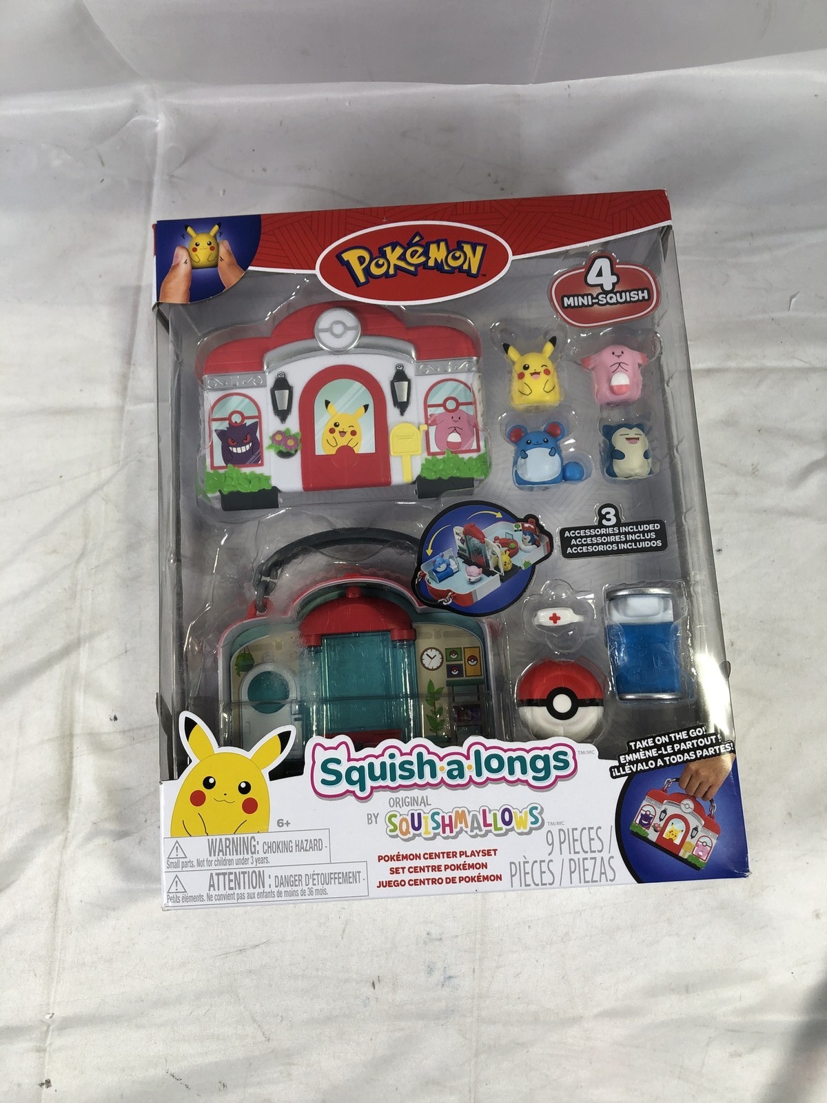 W/ 4 Mini-squish Figures