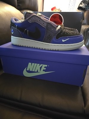 Air Jordan 1 Retro Low OG Zion Williamson Voodoo Alternate  Size 7 Y (BR4)