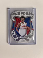 23/24 Panini Crown Royale Cade Cunningham Die Cut Coat of Arms Jersey Card