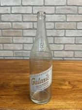 RARE Vintage Galaxie Beverages ACL 24oz Glass Soda Bottle - Wisconsin?
